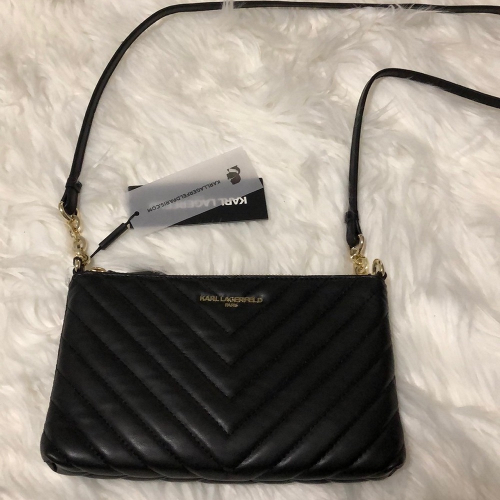 Karl lagerfeld Paris black crossbody bag - Picture 4 of 8